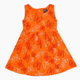 Girls Frock - Orange, Girls Frocks, Chase Value, Chase Value