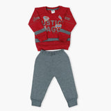 Newborn Boys 2Pcs Suit - Maroon, Newborn Boys Sets & Suits, Chase Value, Chase Value