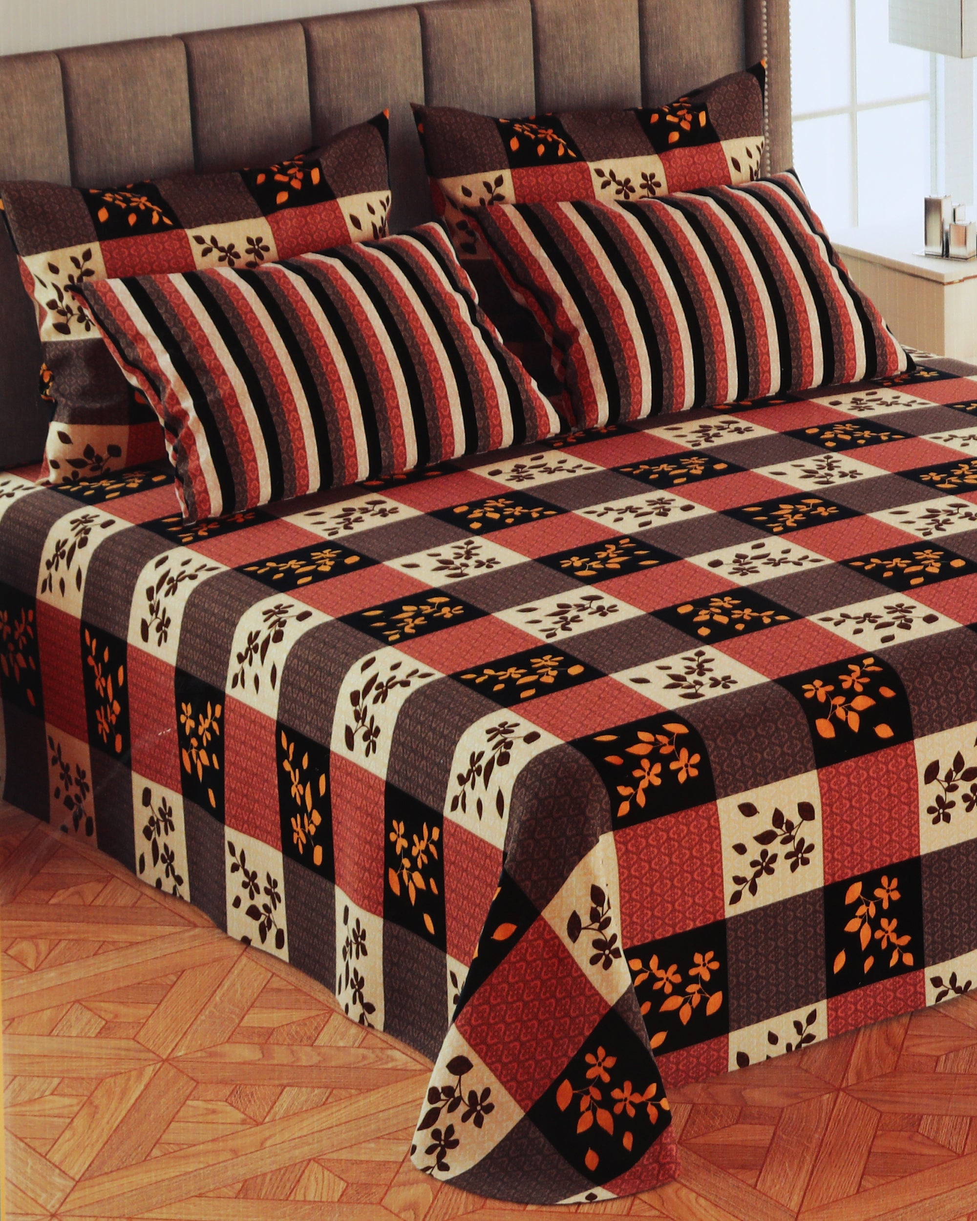 5 Pcs Bedsheet Set 94x96