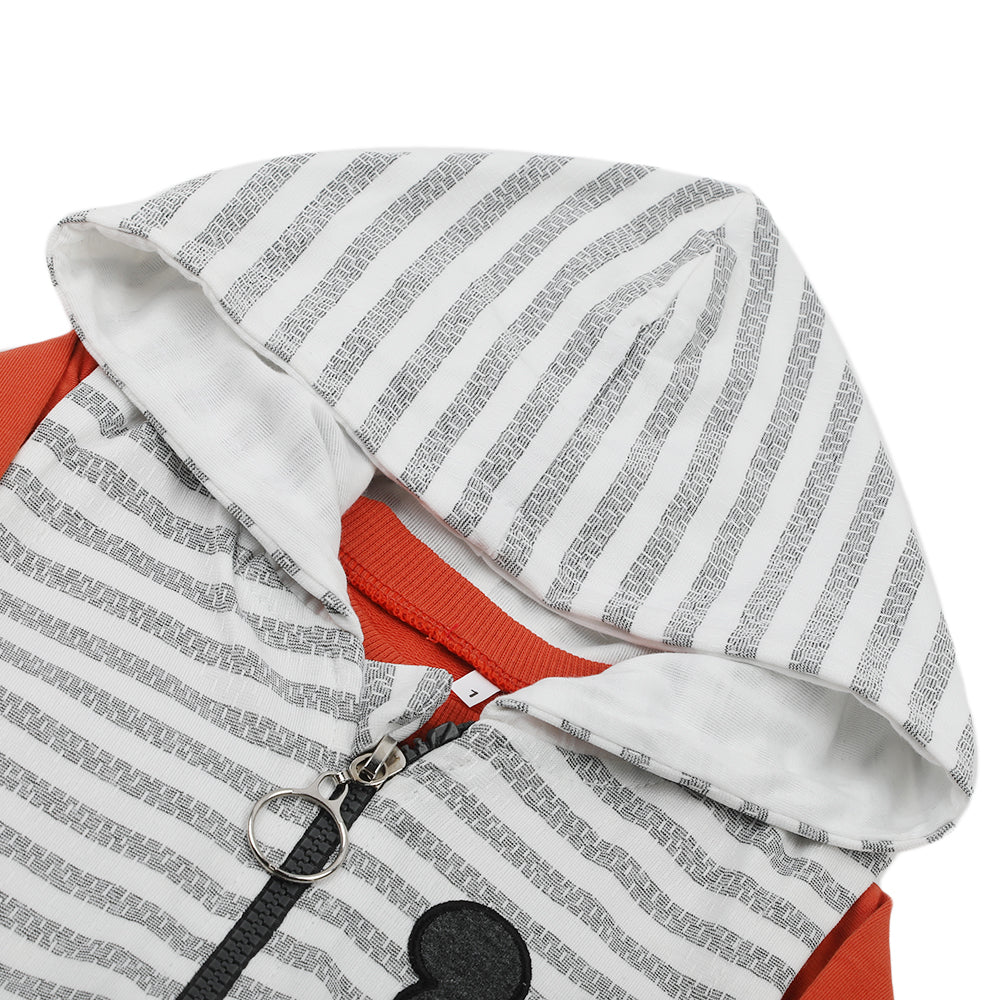 Newborn Girls Full Sleeves Suit - Orange, Newborn Girls Sets & Suits, Chase Value, Chase Value