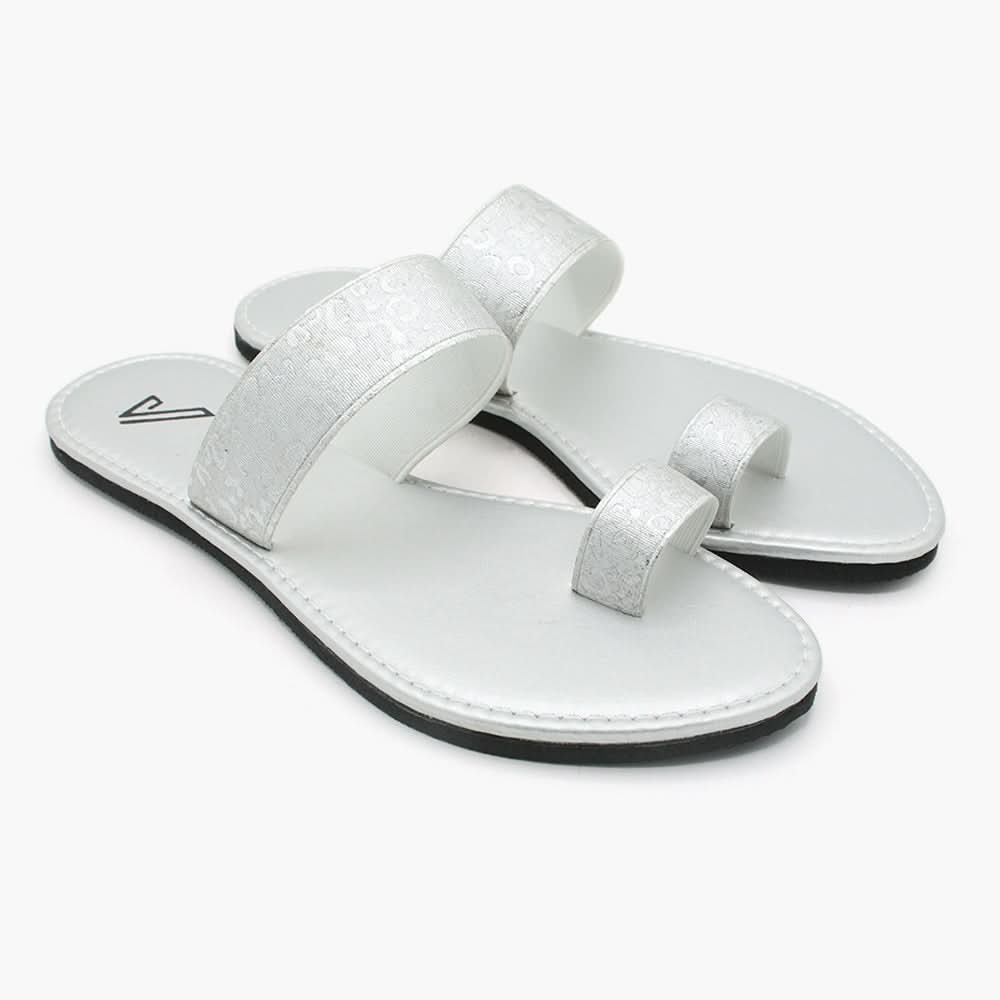Women's Slipper - Silver, Women Slippers, Chase Value, Chase Value