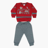 Newborn Boys 2Pcs Suit - Maroon, Newborn Boys Sets & Suits, Chase Value, Chase Value