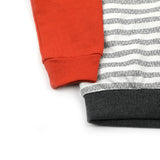 Newborn Girls Full Sleeves Suit - Orange, Newborn Girls Sets & Suits, Chase Value, Chase Value