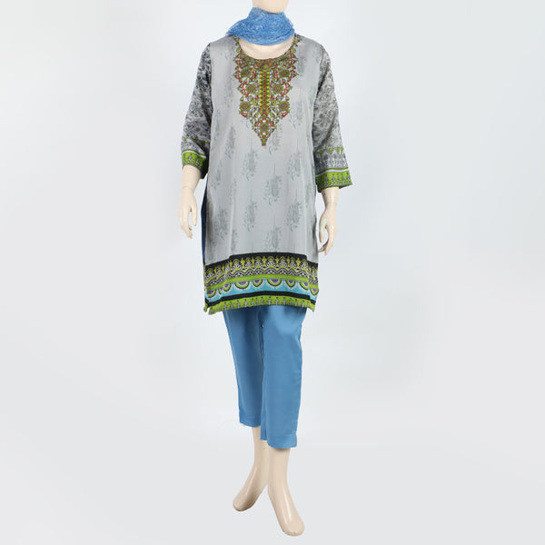 Women's Printed Shalwar Suit - G