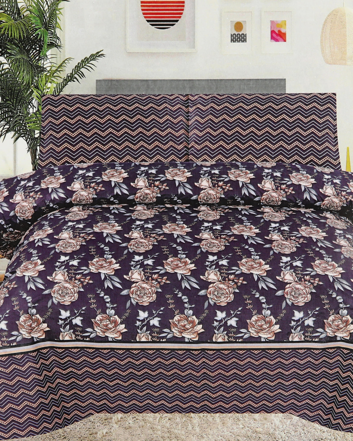 Valuables Double Bedsheet 90x98