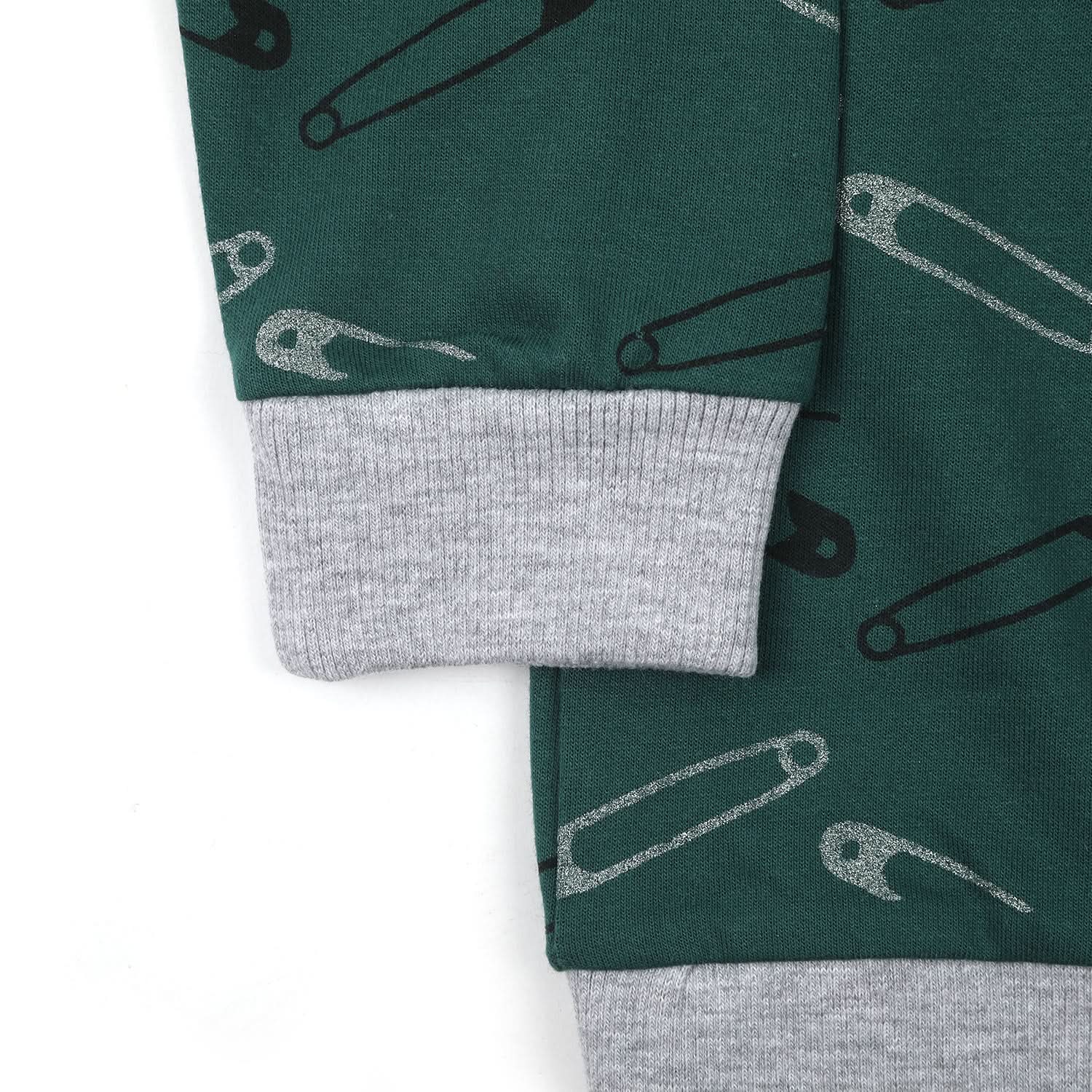 Girls Full Sleeves Hoodie T-Shirt - Dark Green, Girls Hoodies & Sweat Shirts, Chase Value, Chase Value