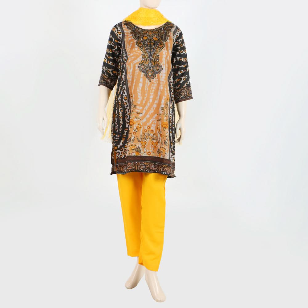 Women's Printed Shalwar Suit - C, Women Shalwar Suits, Chase Value, Chase Value