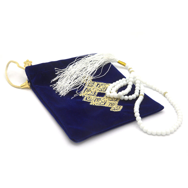 Tasbeeh With Pouch - Navy Blue, Home Accessories, Chase Value, Chase Value