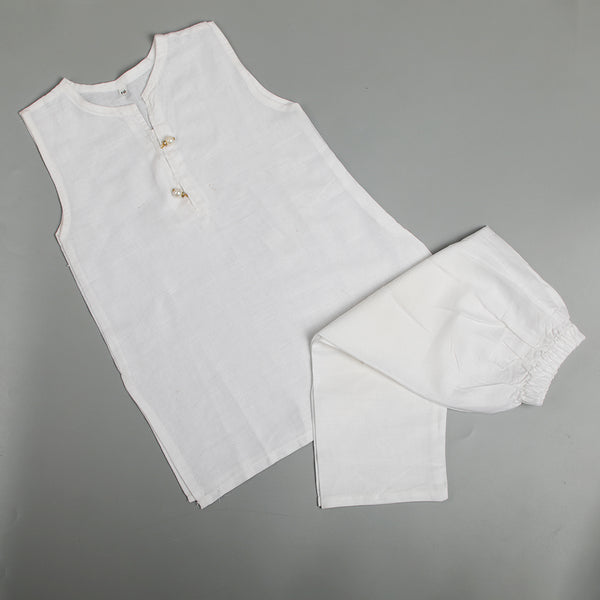 Newborn Girls Shalwar Suit - White, Newborn Girls Sets & Suits, Chase Value, Chase Value
