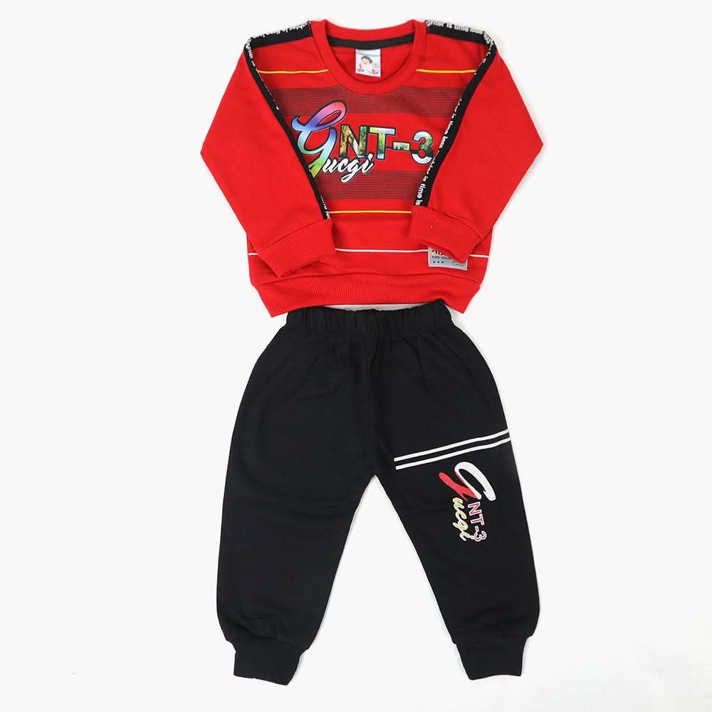 Newborn Boys 2Pcs Suit - Red, Newborn Boys Sets & Suits, Chase Value, Chase Value