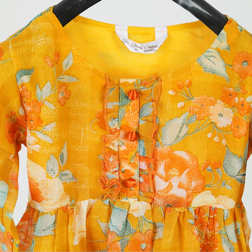 Girls Causal Maxi - Yellow, Girls Maxi, Chase Value, Chase Value