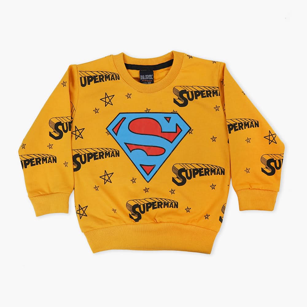 Boys Sweat Shirt - Mustard, Boys Hoodies & Sweat Shirts, Chase Value, Chase Value