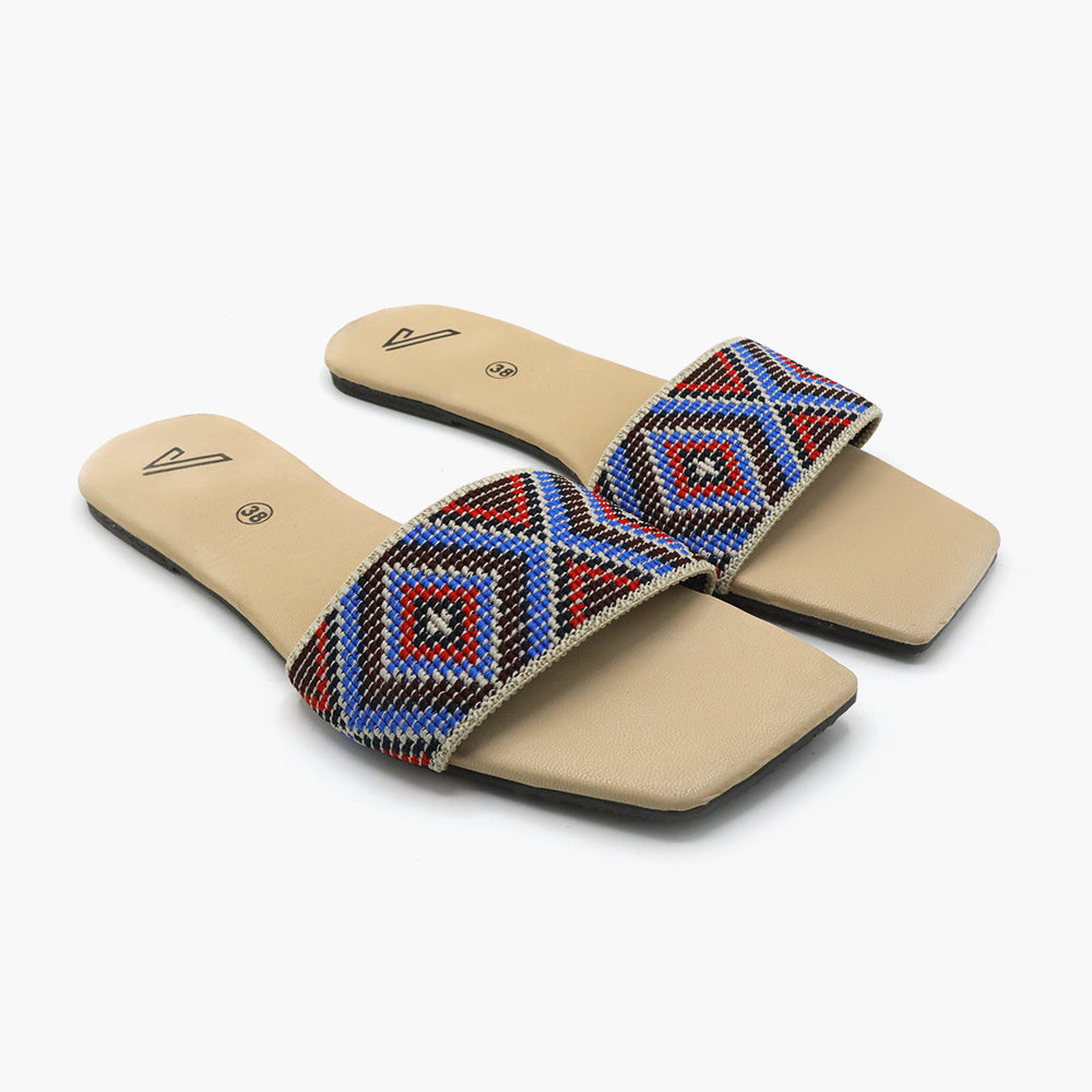 Women's Slipper - Beige, Women Slippers, Chase Value, Chase Value