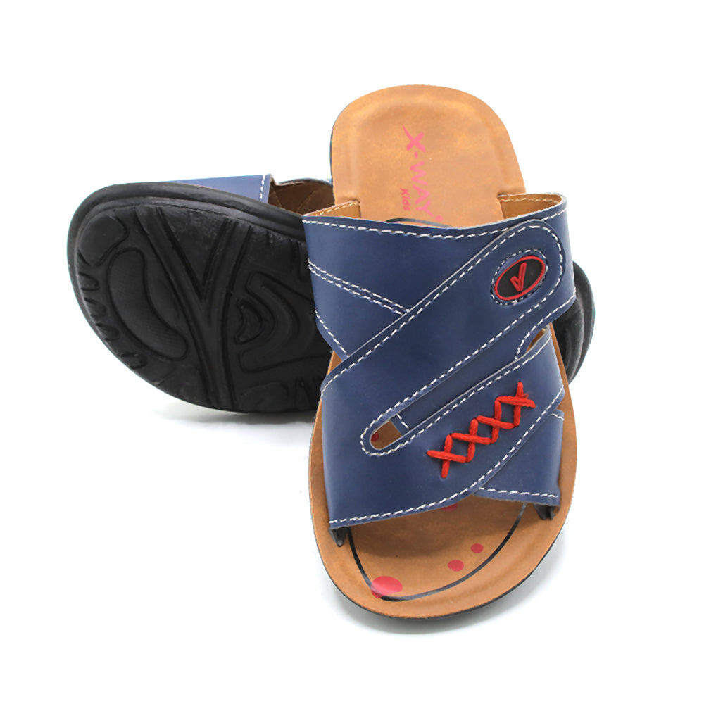 Boys Slipper - Blue, Boys Slippers, Chase Value, Chase Value