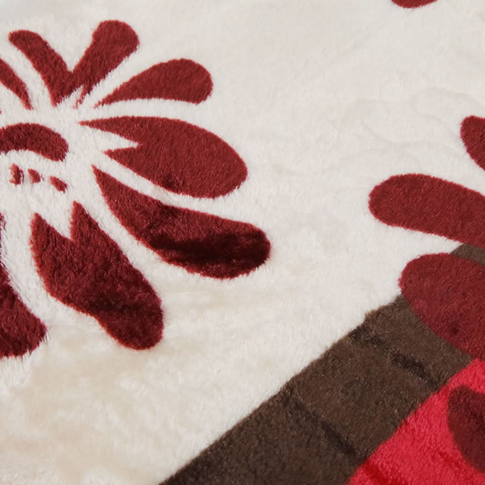 Single Bed Embossed Flannel Blanket - Multi, Blanket, Chase Value, Chase Value