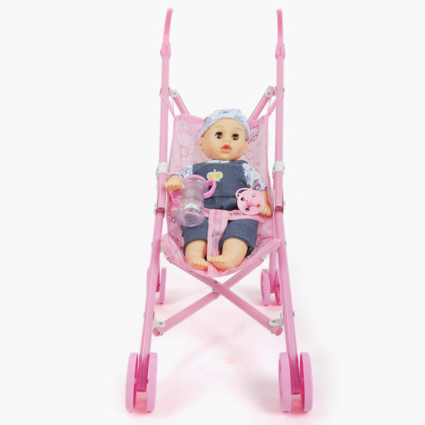 Doll Baby With Stroller - Multi Color, Writing Boards & Slates, Chase Value, Chase Value