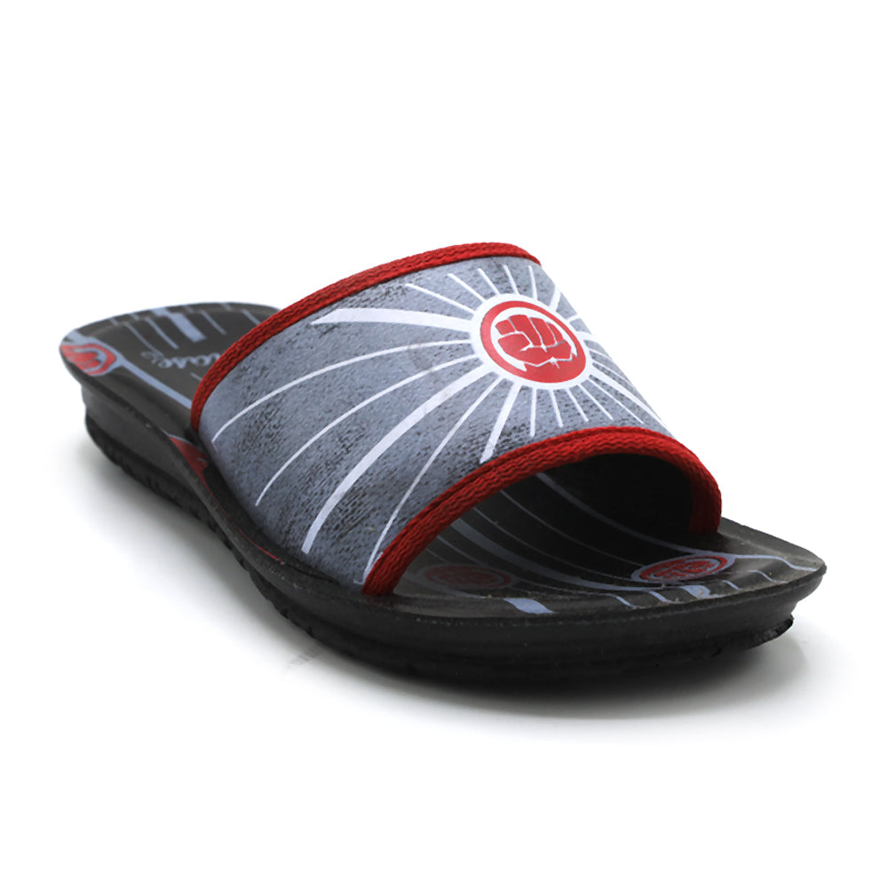 Boys Slipper - Grey, Boys Slippers, Chase Value, Chase Value