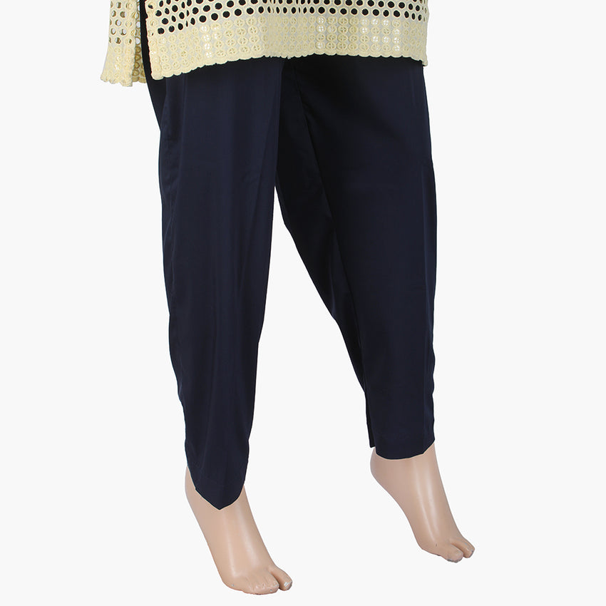 Women's Stretchable Trouser - Navy Blue, Women Pajamas, Chase Value, Chase Value