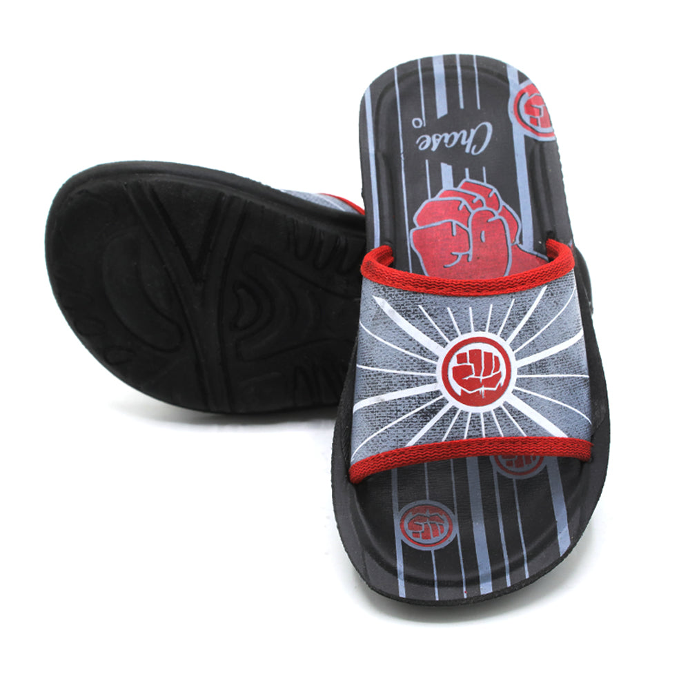 Boys Slipper - Grey, Boys Slippers, Chase Value, Chase Value