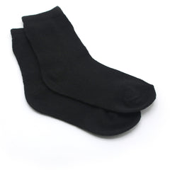 Kids 4Pc Uniform Socks - Black