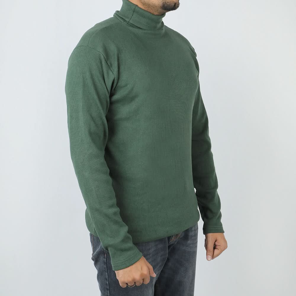 Men's High Neck - Green, Men's Sweater & Sweat Shirts, Chase Value, Chase Value