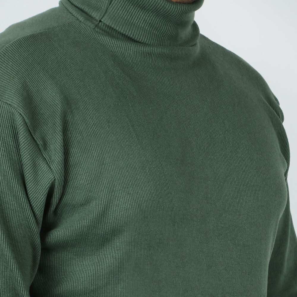 Men's High Neck - Green, Men's Sweater & Sweat Shirts, Chase Value, Chase Value