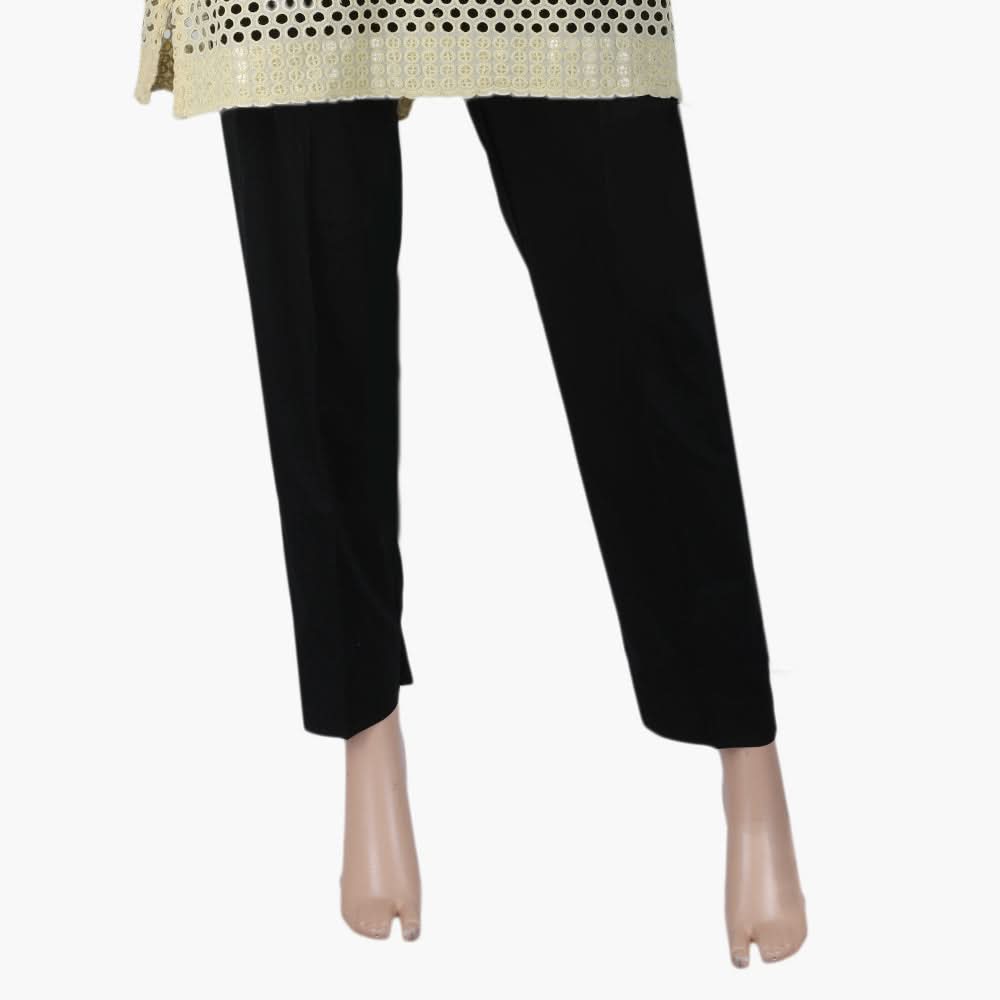 Women's Stretchable Trouser - Black, Women Pajamas, Chase Value, Chase Value