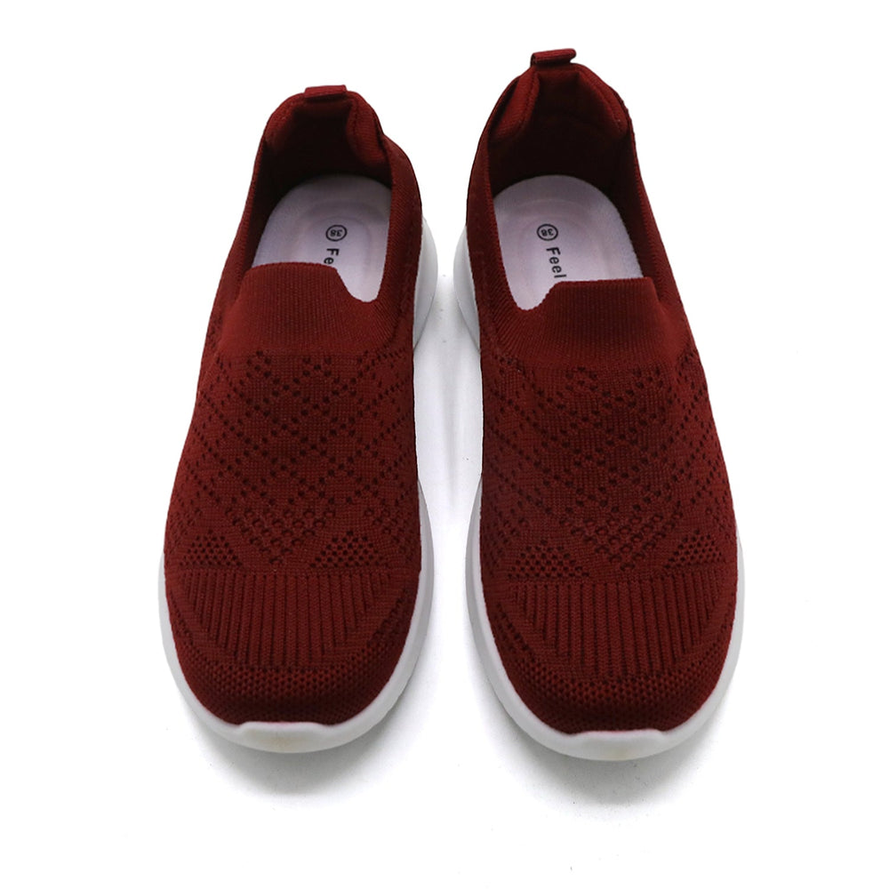 Women's Skechers - Maroon, Women Casual & Sports Shoes, Chase Value, Chase Value