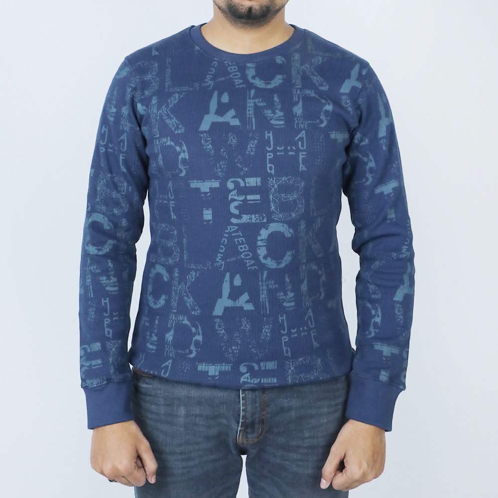 Men's Sweat Shirt - Blue, Men's Sweater & Sweat Shirts, Chase Value, Chase Value