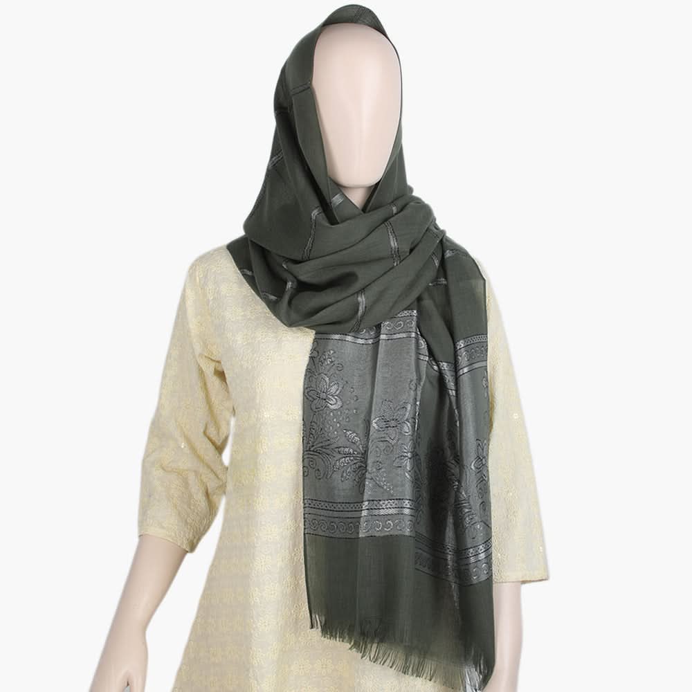 Women's Scarf - Green, Women Shawls & Scarves, Chase Value, Chase Value