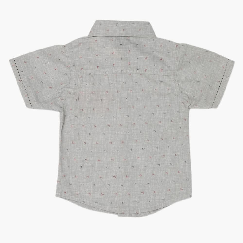 Boys Half Sleeves Casual Shirt - Grey, Boys Shirts, Chase Value, Chase Value