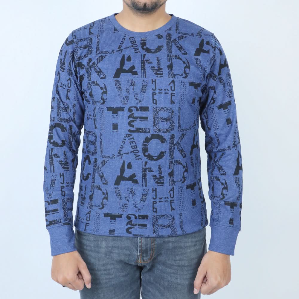 Men's Sweat Shirt - Blue, Men's Sweater & Sweat Shirts, Chase Value, Chase Value
