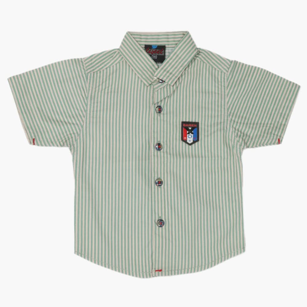 Boys Half Sleeves Casual Shirt - Green, Boys Shirts, Chase Value, Chase Value