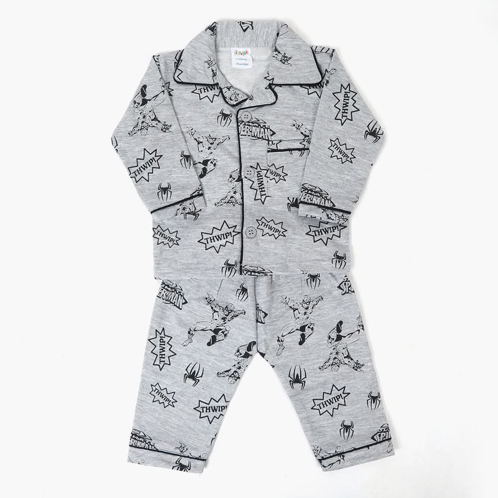 Newborn Boys Night Suit - Grey, Newborn Boys Sets & Suits, Chase Value, Chase Value