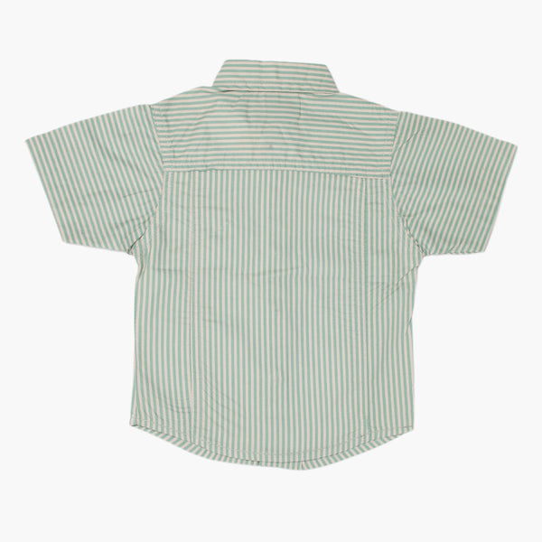 Boys Half Sleeves Casual Shirt - Green, Boys Shirts, Chase Value, Chase Value