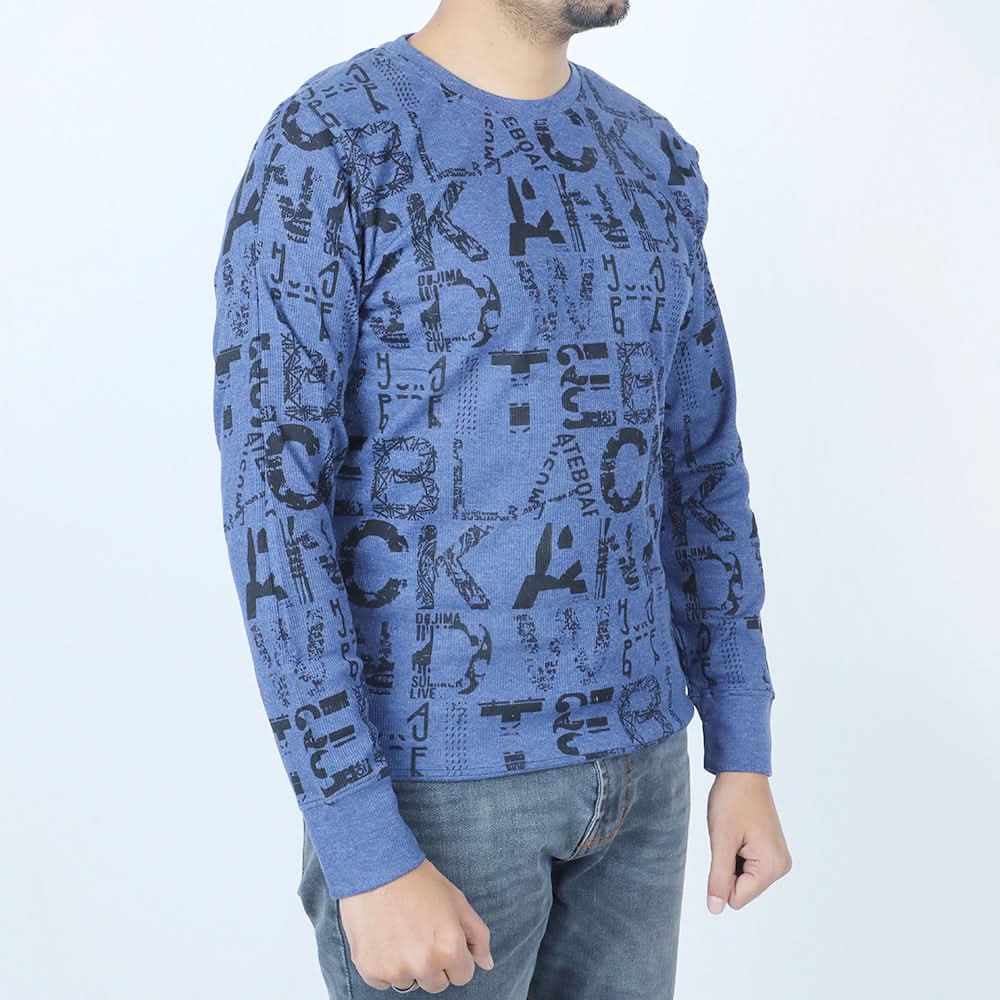 Men's Sweat Shirt - Blue, Men's Sweater & Sweat Shirts, Chase Value, Chase Value