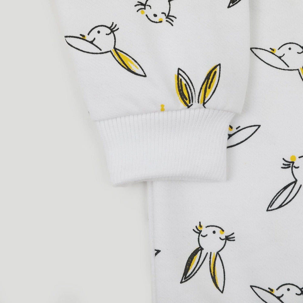 Girls Full Sleeves Sweat Shirt - White, Girls Hoodies & Sweat Shirts, Chase Value, Chase Value