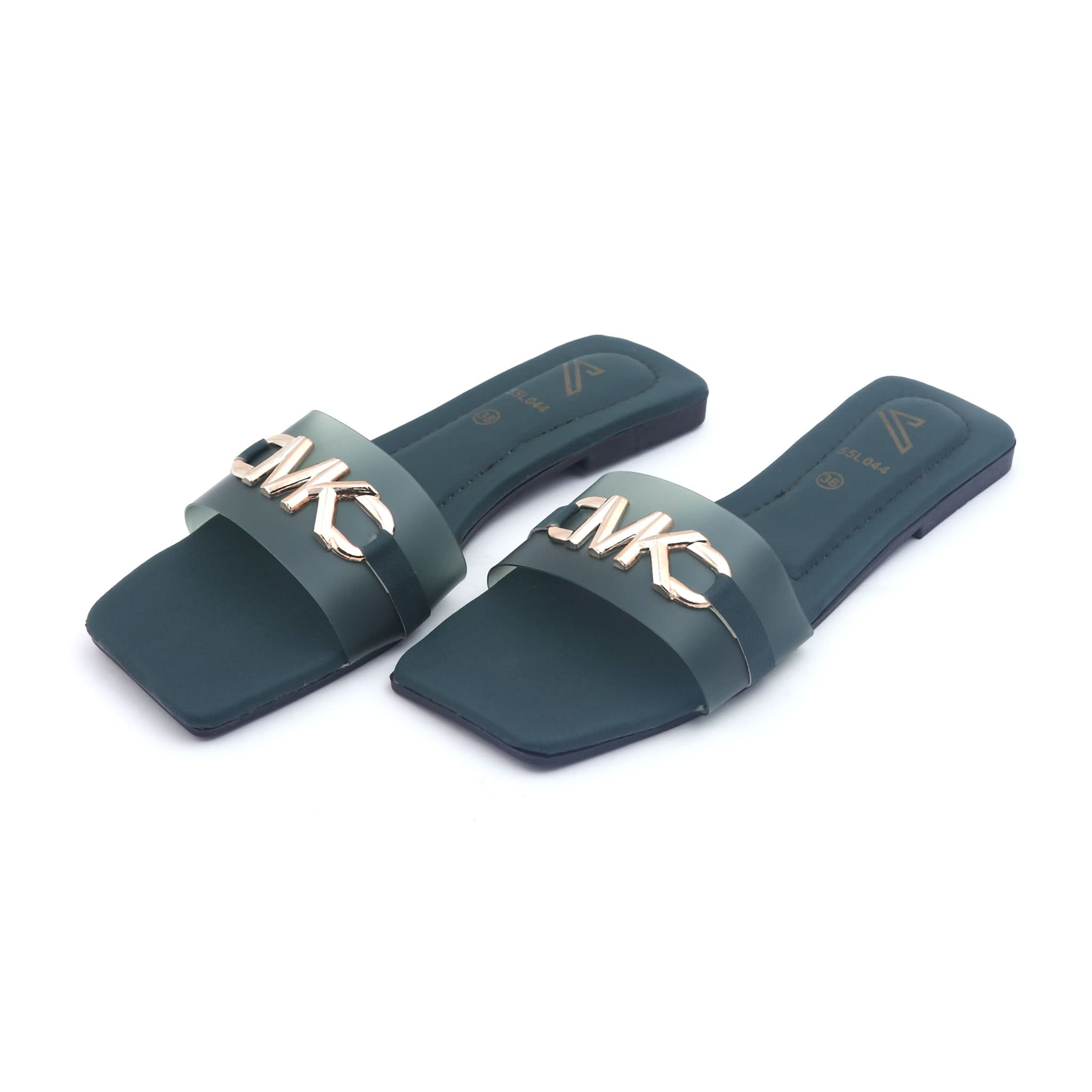 Valuable Women's Slipper - Green, Women Slippers, Chase Value, Chase Value