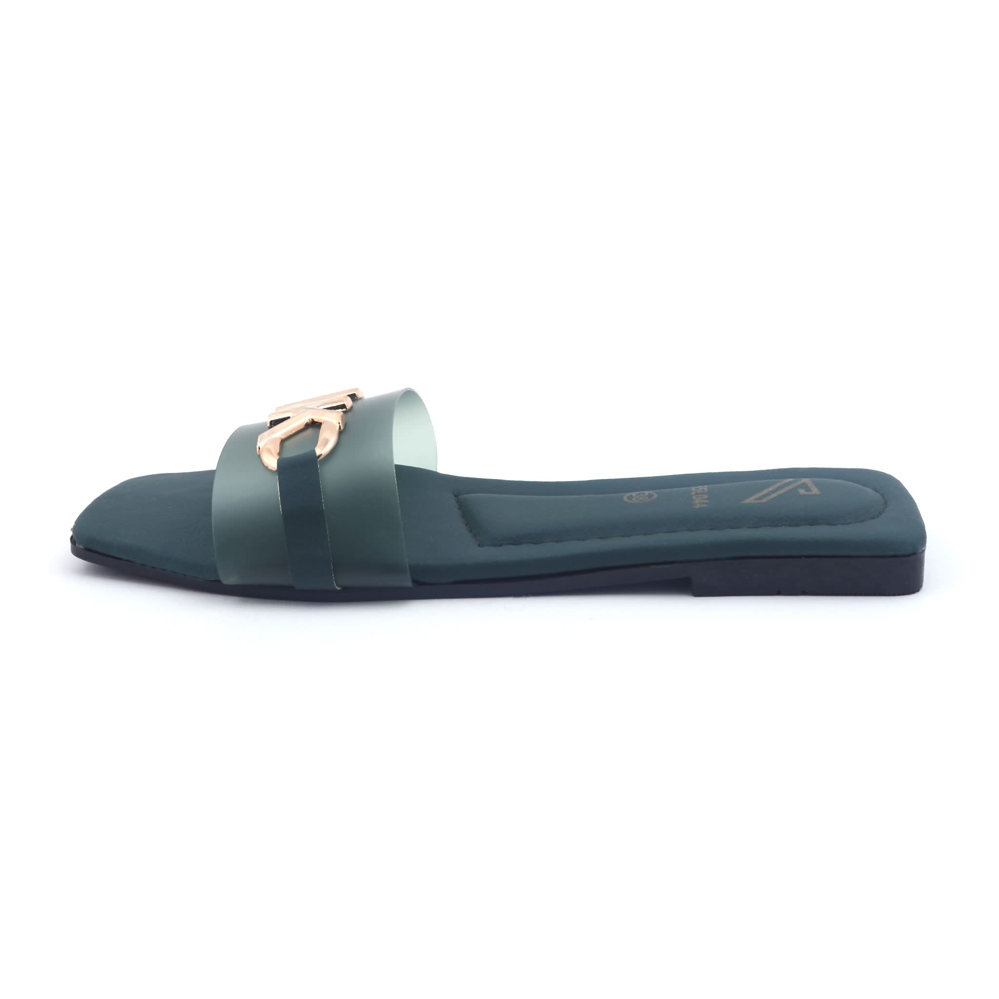 Valuable Women's Slipper - Green, Women Slippers, Chase Value, Chase Value