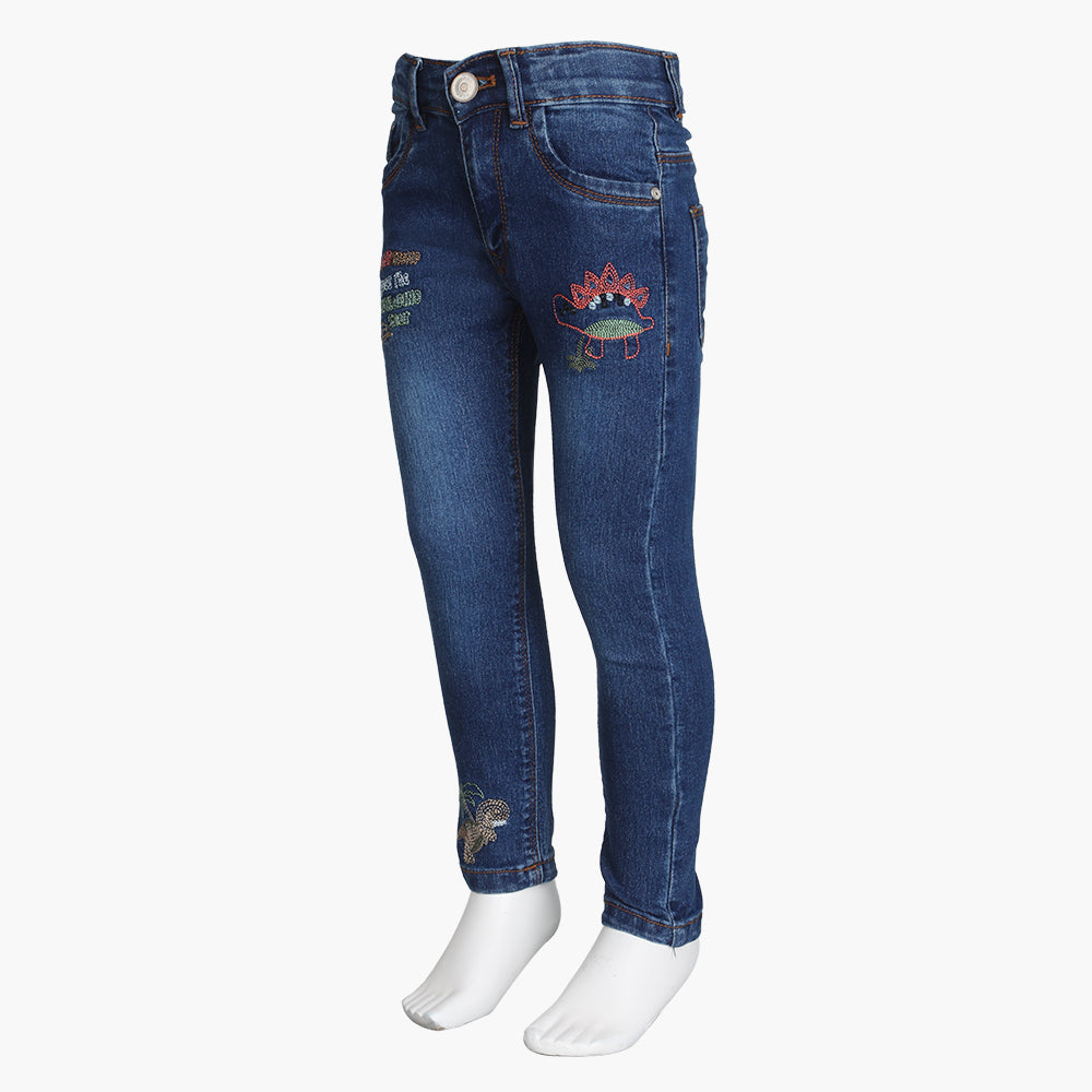 Girls Pants Denim - Blue, Girls Pants & Capri, Chase Value, Chase Value