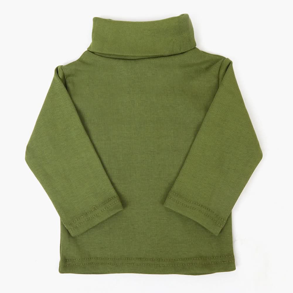 Newborn HighNeck - Olive Green, Newborn Boys Winterwear, Chase Value, Chase Value