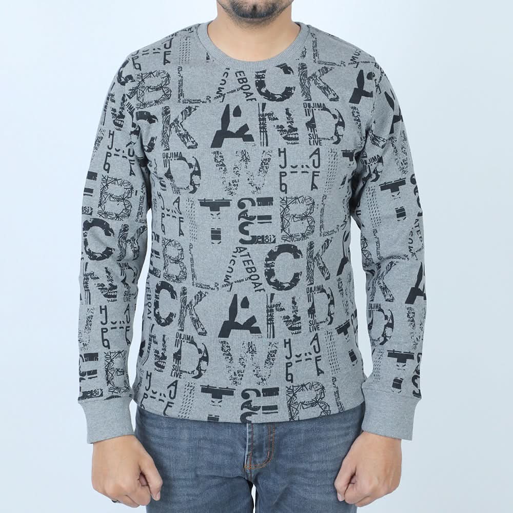Men's Sweat Shirt - Grey, Men's Sweater & Sweat Shirts, Chase Value, Chase Value