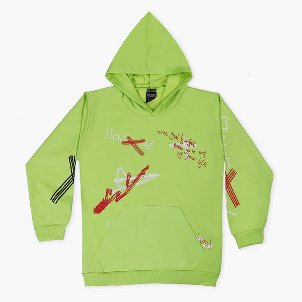 Boys Hoodie T-Shirt - Light Green, Boys Hoodies & Sweat Shirts, Chase Value, Chase Value