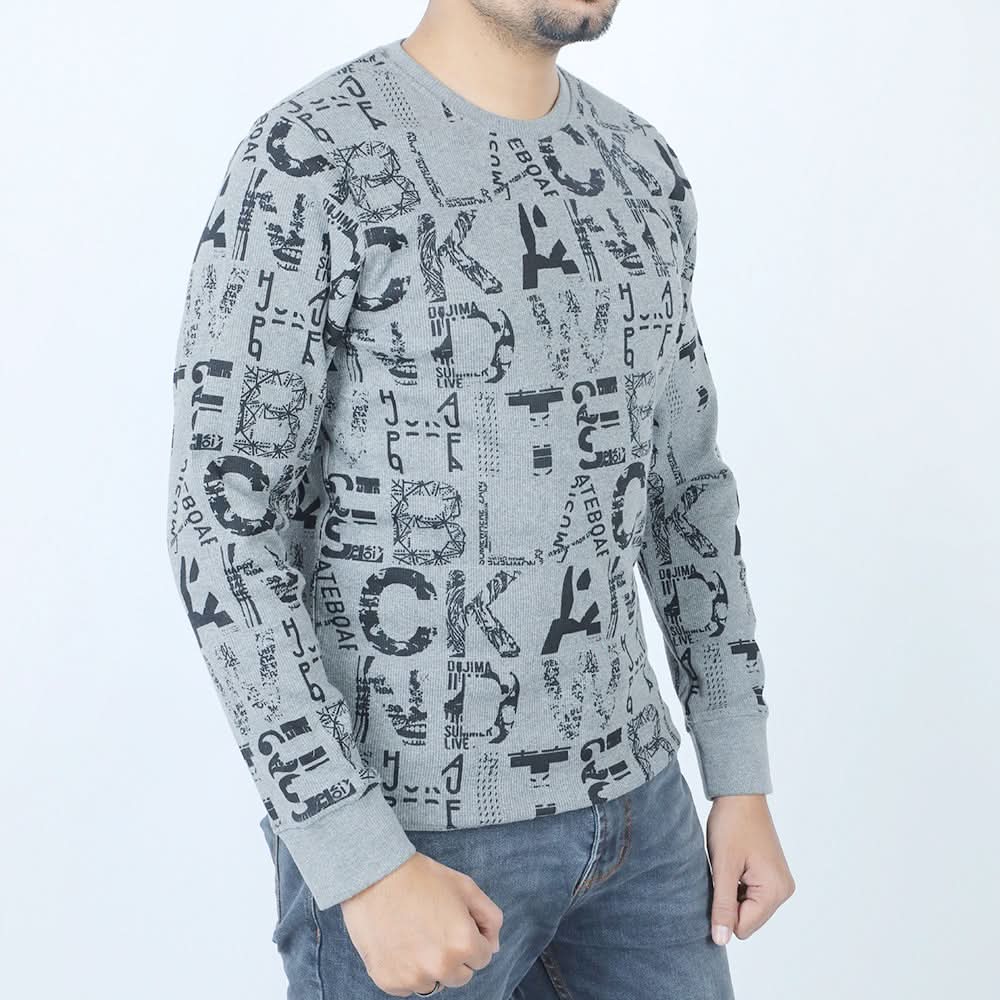 Men's Sweat Shirt - Grey, Men's Sweater & Sweat Shirts, Chase Value, Chase Value