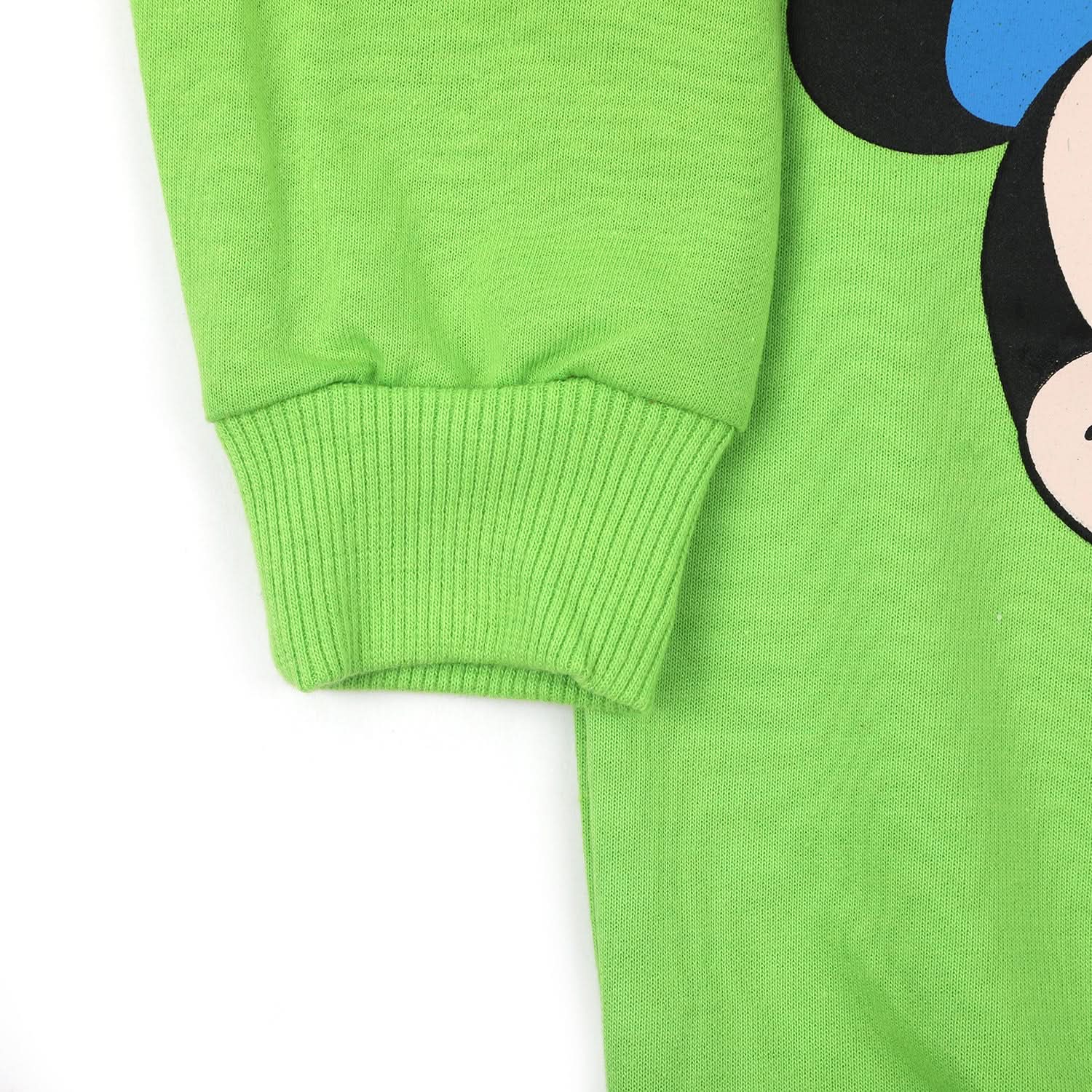 Girls Full Sleeves Sweat Shirt - Light Green, Girls Hoodies & Sweat Shirts, Chase Value, Chase Value