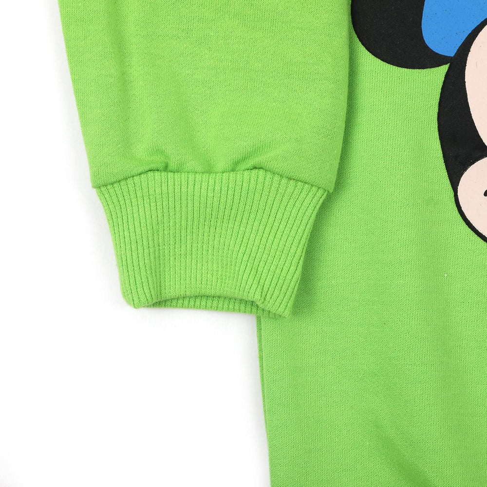 Girls Full Sleeves Sweat Shirt - Light Green, Girls Hoodies & Sweat Shirts, Chase Value, Chase Value