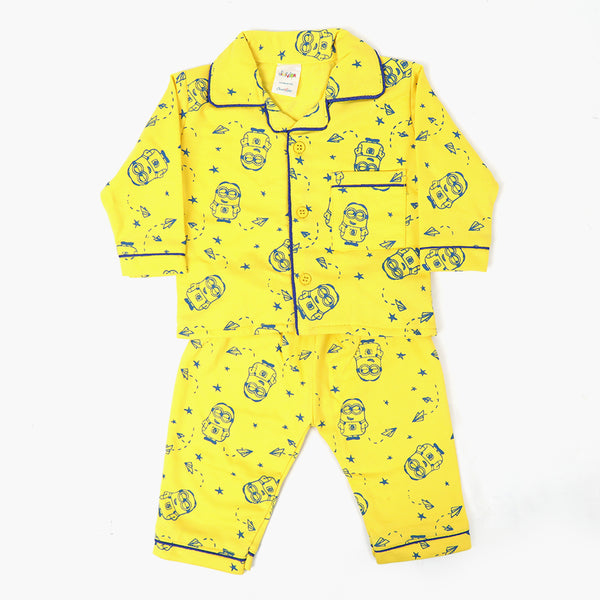 Newborn Boys Night Suit - Yellow