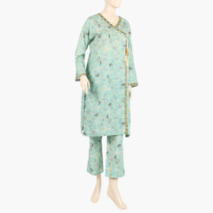 Women's Printed Co-Ord Set - Green, Women Shalwar Suits, Chase Value, Chase Value