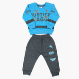 Newborn Boys 2Pcs Suit - Steel Blue, Newborn Boys Sets & Suits, Chase Value, Chase Value
