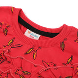 Girls Full Sleeves Sweat Shirt - Dark Pink, Girls Hoodies & Sweat Shirts, Chase Value, Chase Value